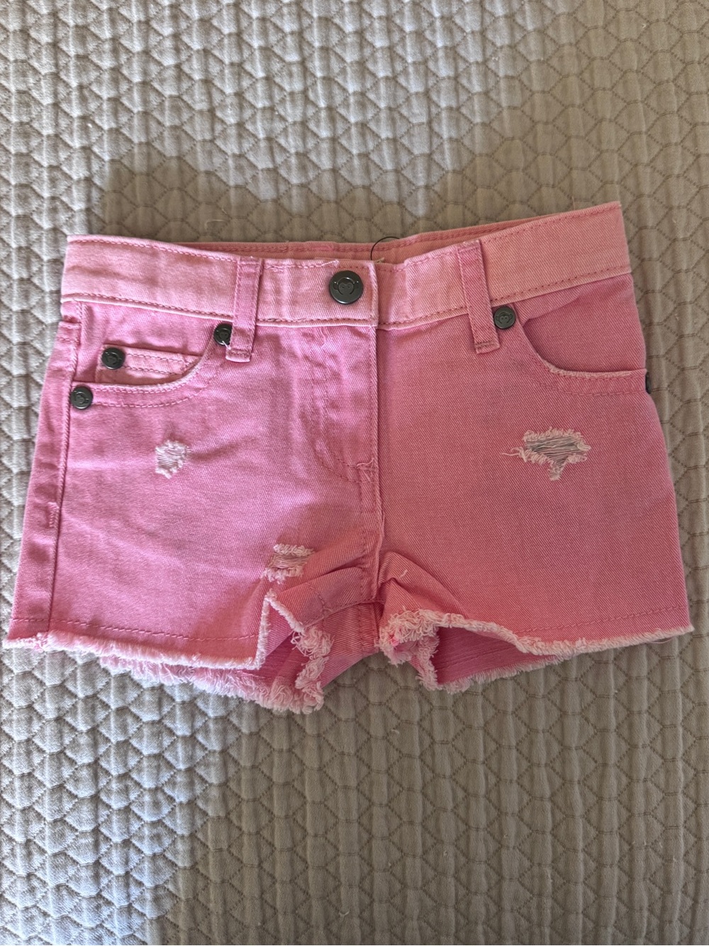 Appaman Pink Distressed Denim Cutoff Shorts